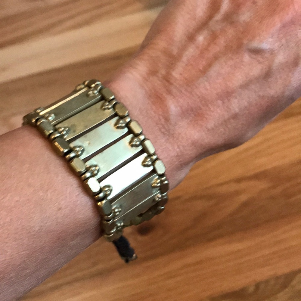 Beautiful Brass Gypsy Tribal Cuff Bracelet - bohemian style accessory